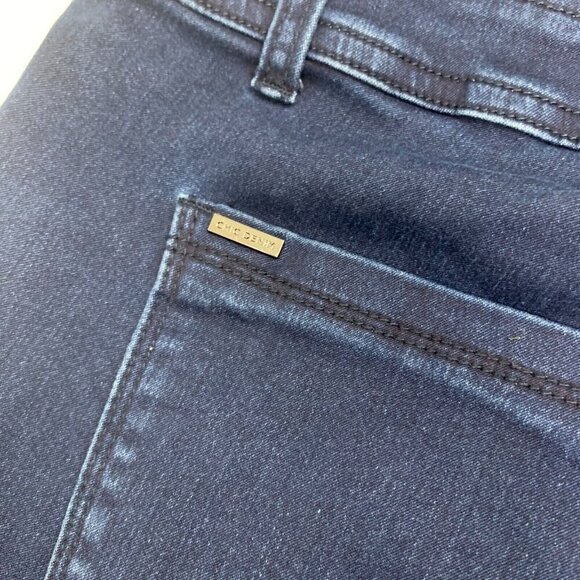 Chic Denim Womens Jeans Blue Size 14S Asha Corset Skinny Button Fly Distressed - Picture 3 of 9